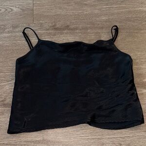 ZARA Elegant Silk Black Women's Top